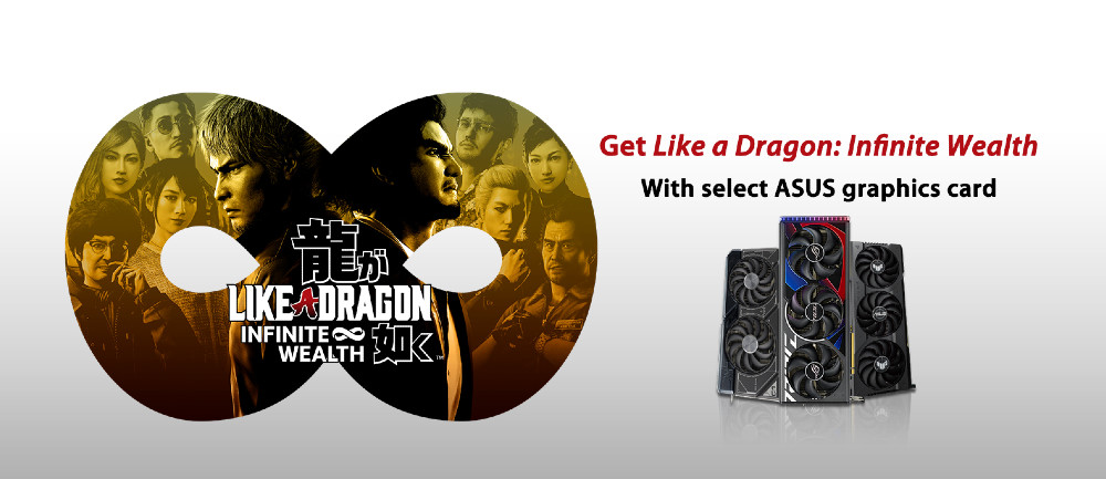 Like a Dragon: Infinite Wealth with Asus Graphics Card